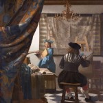 Jan Vermeer - Allegoria della pittura, 1666-1667 circa, olio su tela, 120x100 cm, Kunsthistorisches Museum, Vienna