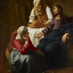 Jan Vermeer - Cristo in casa di Marta e Maria (attr. incerta), 1656, olio su tela, 160x142 cm, National Gallery of Scotland, Edimburgo