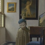 Jan Vermeer - Donna in piedi alla spinetta, 1672-1673, olio su tela, 51,8x45,2 cm, National Gallery, Londra