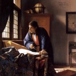 Jan Vermeer - Il geografo, 1668-1669, olio su tela, 52x45,5 cm, Städelsches Kunstinstitut, Francoforte sul Meno