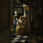 Jan Vermeer - Lettera d'amore, 1669-1670, olio su tela, 44x38 cm, Rijksmuseum, Amsterdam