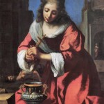 Jan Vermeer - Santa Prassede (attr. incerta), 1655 circa, olio su tela, 101,6x82,6 cm, Barbara Piasecka Johnson Collection, Princeton