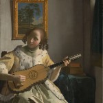 Jan Vermeer - Suonatrice di chitarra, 1672 circa, olio su tela, 53x46,3 cm, Kenwood House, Londra