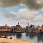 Jan Vermeer - Veduta di Delft, 1660–1661 cm, olio su tela, 96,5x115,7 cm, Mauritshuis, L'Aia
